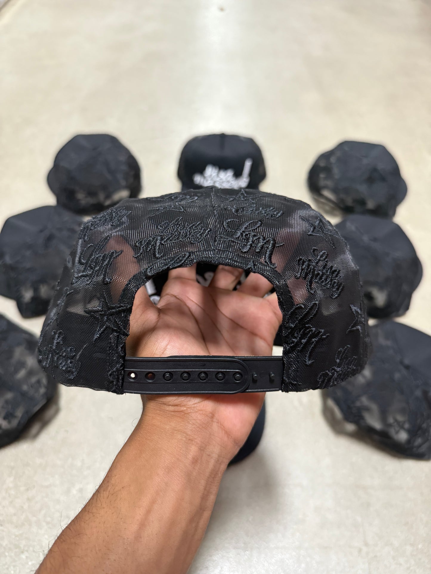 “Blacked Out” Trucker Hat