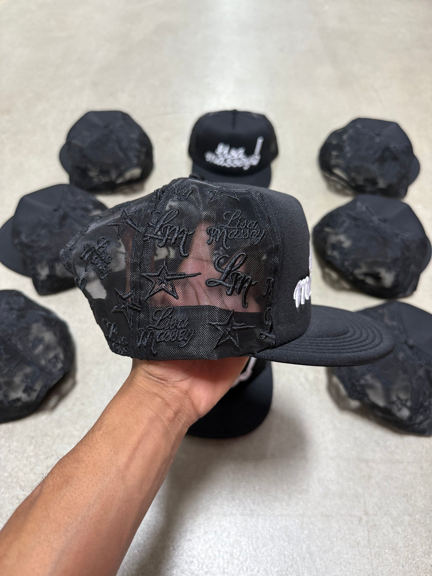 “Blacked Out” Trucker Hat