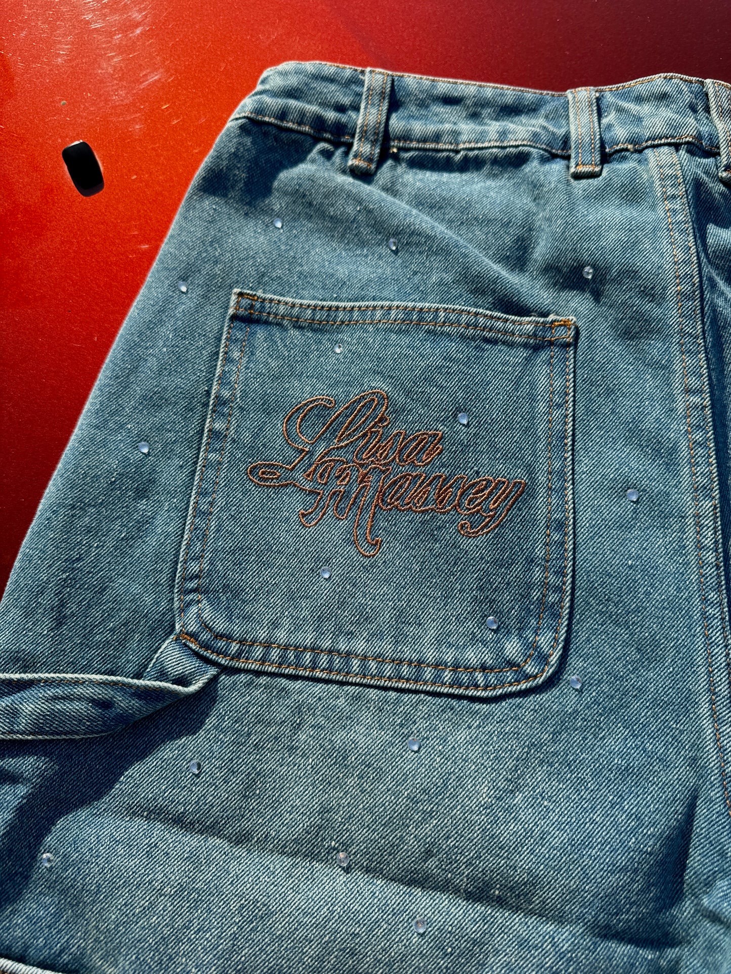 ‘STONES on Denim’ SHORTS